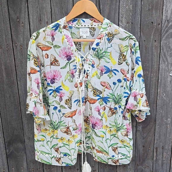 Tryb 212 By Anthropologie Flora & Fauna Blouse - Picture 3 of 8
